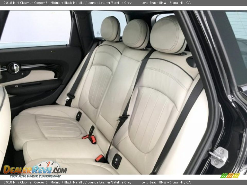 2018 Mini Clubman Cooper S Midnight Black Metallic / Lounge Leather/Satellite Grey Photo #33