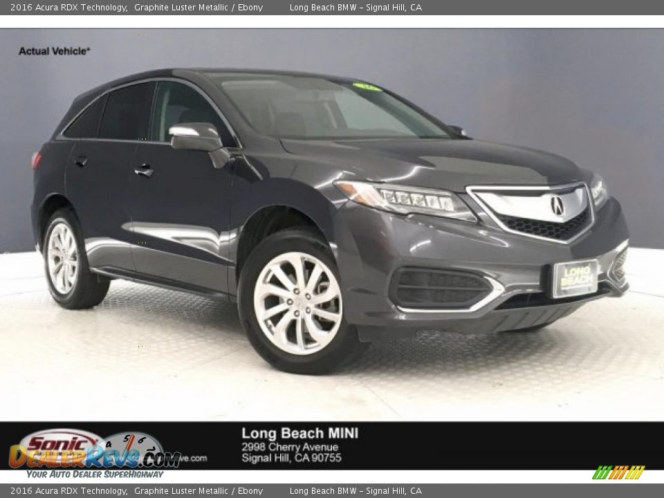 2016 Acura RDX Technology Graphite Luster Metallic / Ebony Photo #1