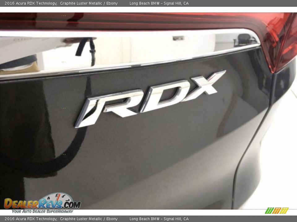 2016 Acura RDX Technology Graphite Luster Metallic / Ebony Photo #7