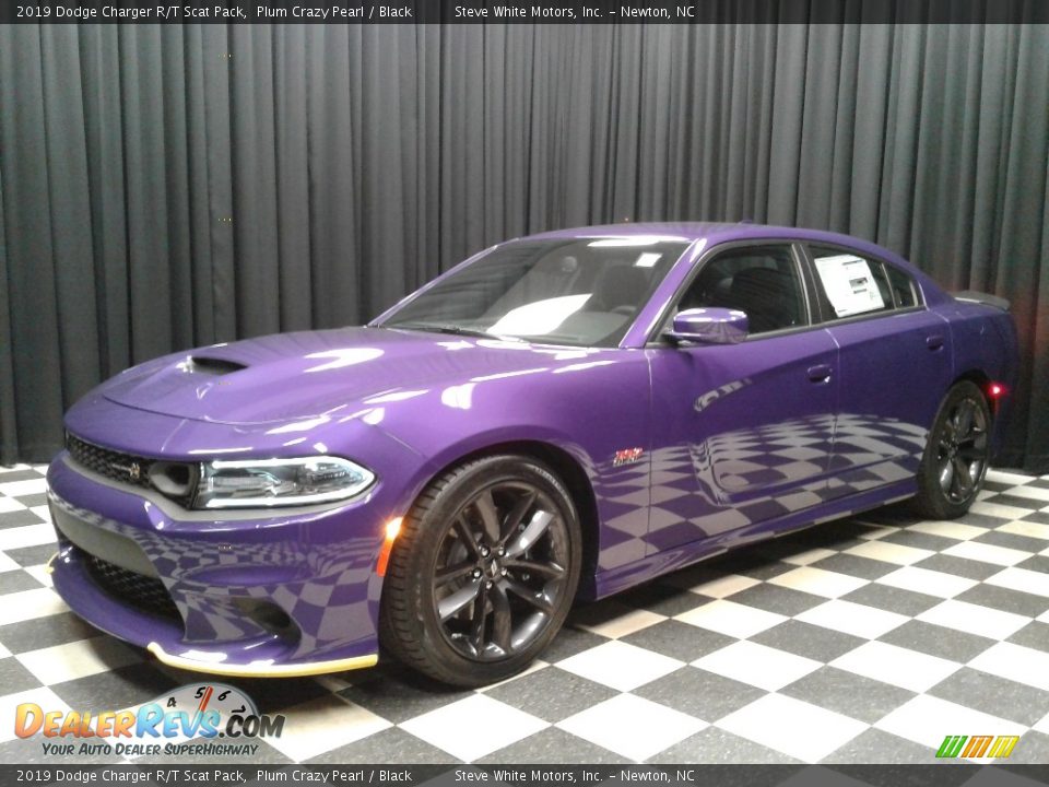 2019 Dodge Charger R/T Scat Pack Plum Crazy Pearl / Black Photo #2