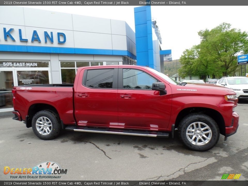 2019 Chevrolet Silverado 1500 RST Crew Cab 4WD Cajun Red Tintcoat / Jet Black Photo #4