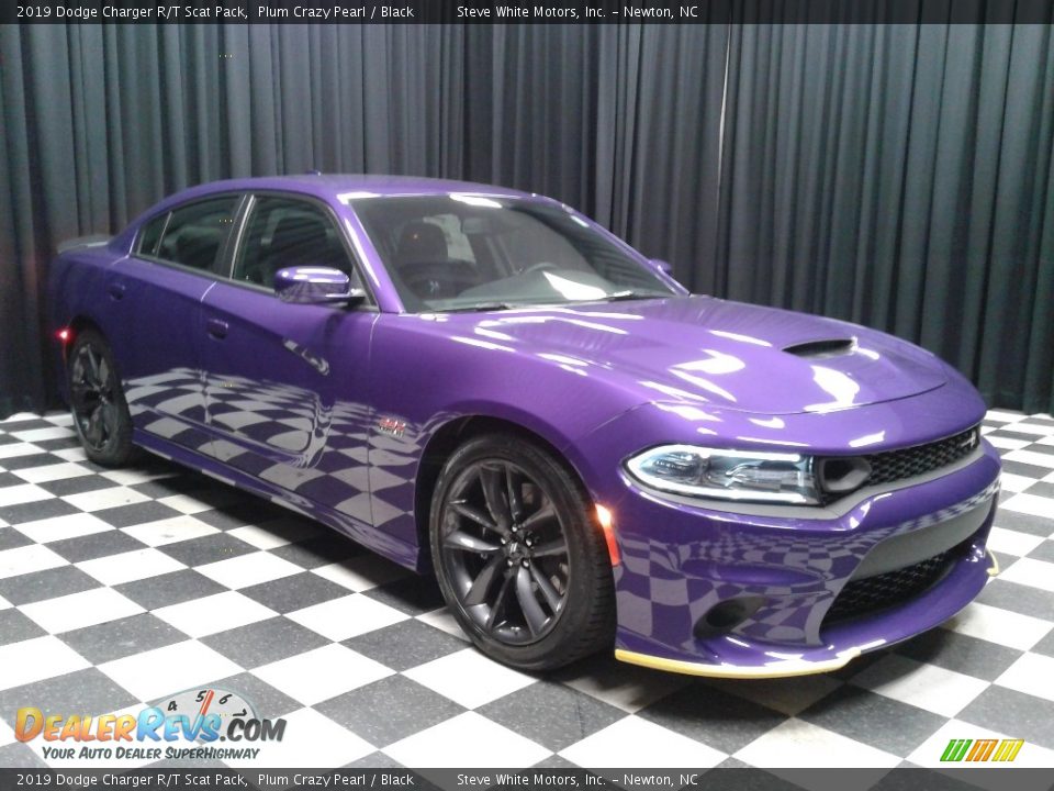 2019 Dodge Charger R/T Scat Pack Plum Crazy Pearl / Black Photo #4