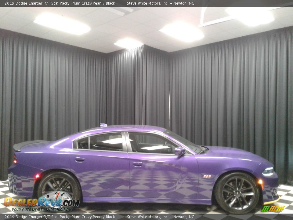 2019 Dodge Charger R/T Scat Pack Plum Crazy Pearl / Black Photo #5