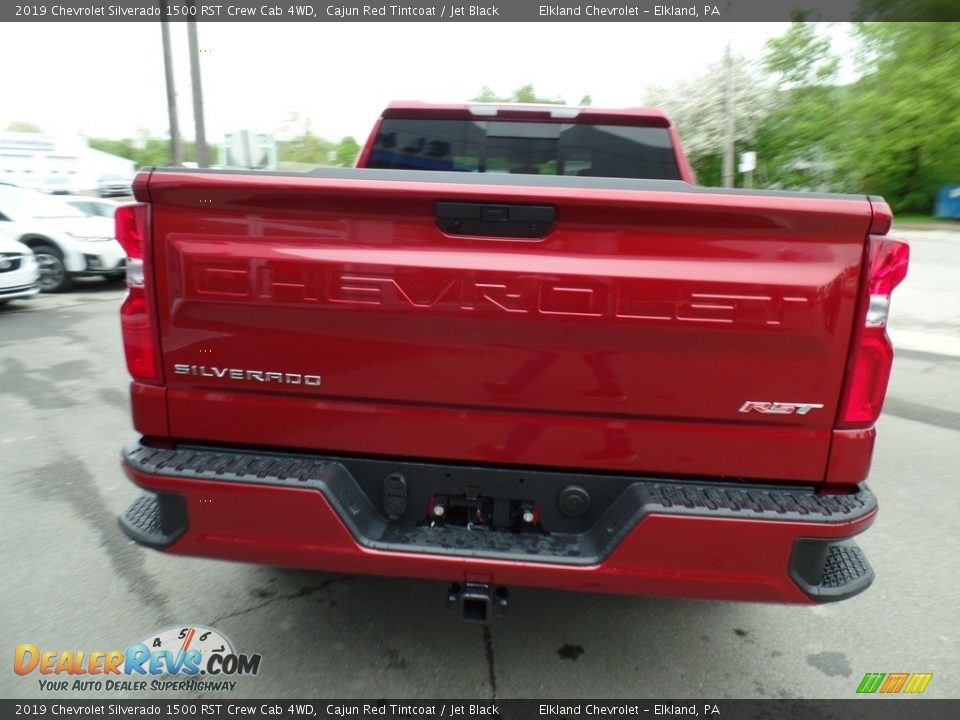 2019 Chevrolet Silverado 1500 RST Crew Cab 4WD Cajun Red Tintcoat / Jet Black Photo #6