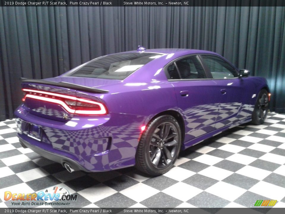 2019 Dodge Charger R/T Scat Pack Plum Crazy Pearl / Black Photo #6
