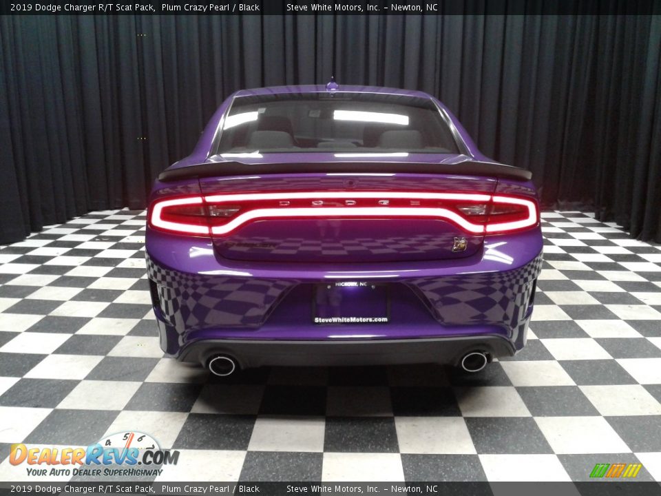 2019 Dodge Charger R/T Scat Pack Plum Crazy Pearl / Black Photo #7