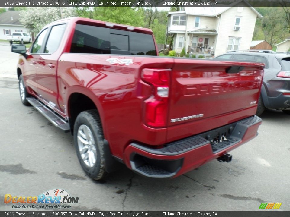 2019 Chevrolet Silverado 1500 RST Crew Cab 4WD Cajun Red Tintcoat / Jet Black Photo #7