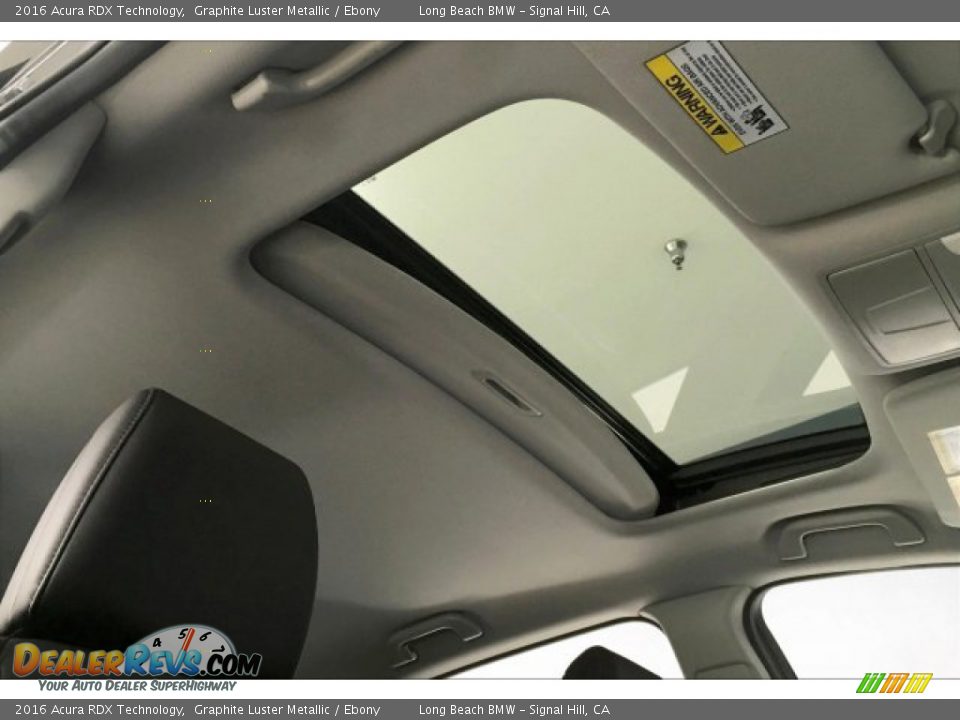 2016 Acura RDX Technology Graphite Luster Metallic / Ebony Photo #25