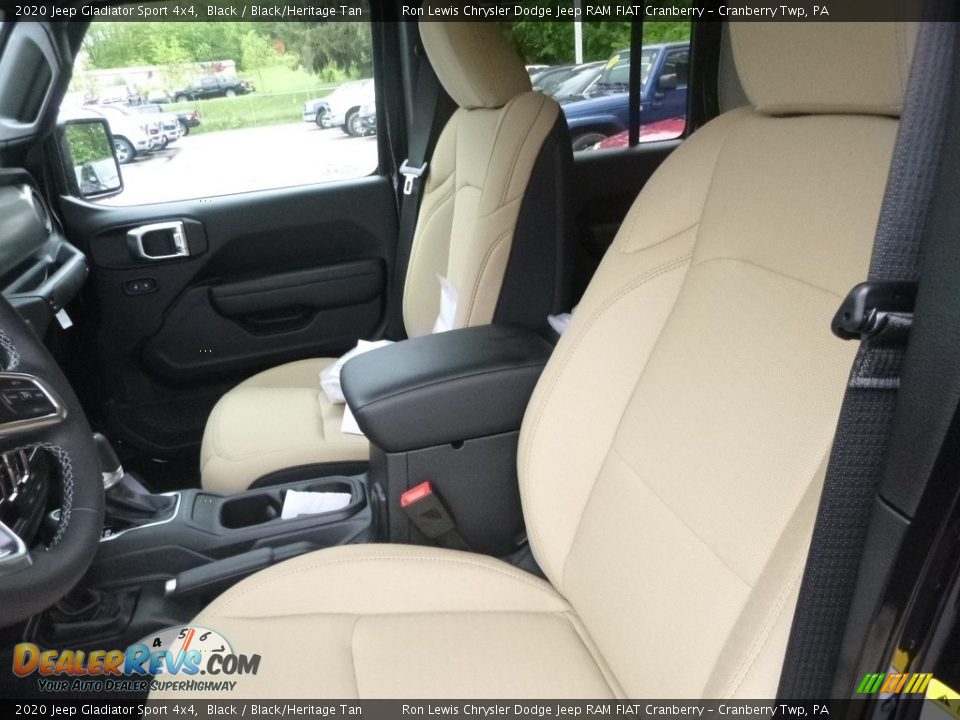 Front Seat of 2020 Jeep Gladiator Sport 4x4 Photo #14