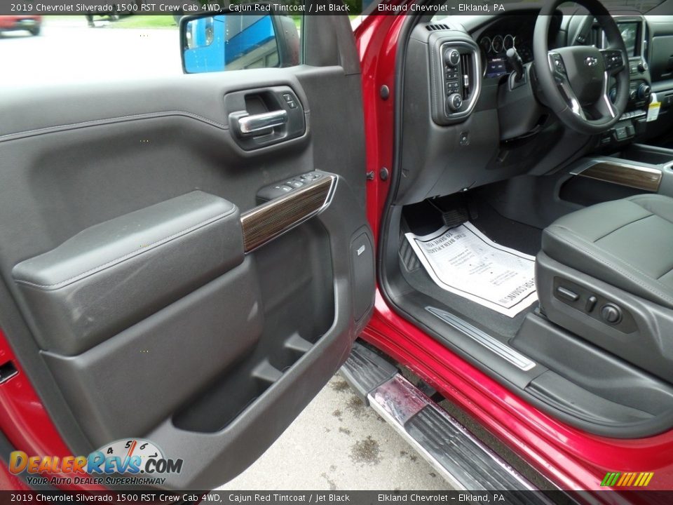 2019 Chevrolet Silverado 1500 RST Crew Cab 4WD Cajun Red Tintcoat / Jet Black Photo #13