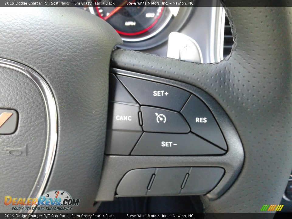 2019 Dodge Charger R/T Scat Pack Plum Crazy Pearl / Black Photo #17