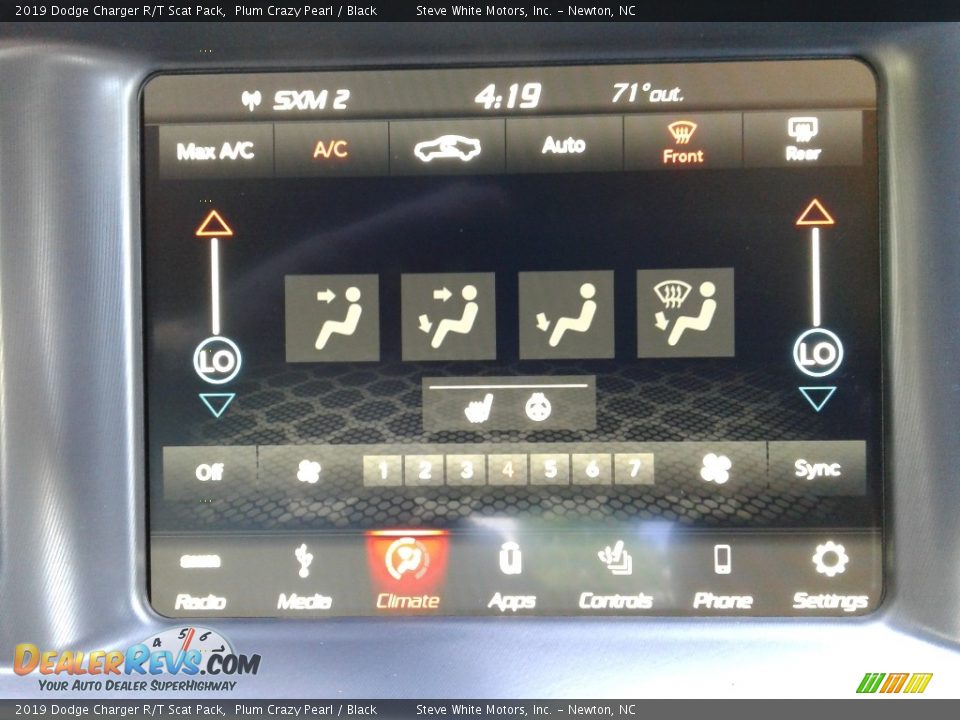 2019 Dodge Charger R/T Scat Pack Plum Crazy Pearl / Black Photo #22