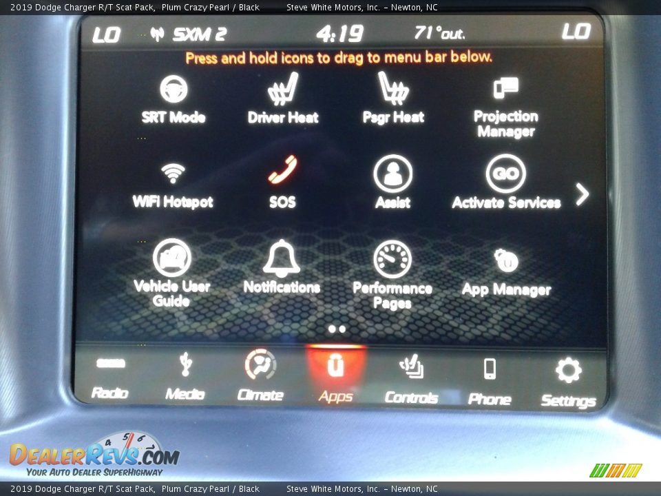 2019 Dodge Charger R/T Scat Pack Plum Crazy Pearl / Black Photo #24