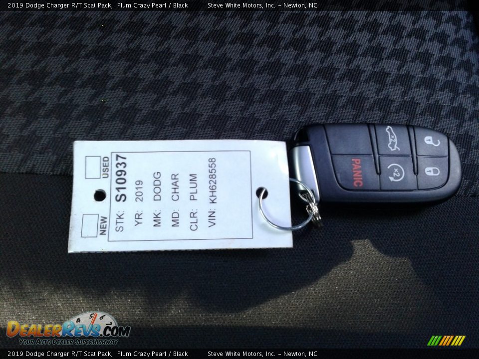 2019 Dodge Charger R/T Scat Pack Plum Crazy Pearl / Black Photo #33