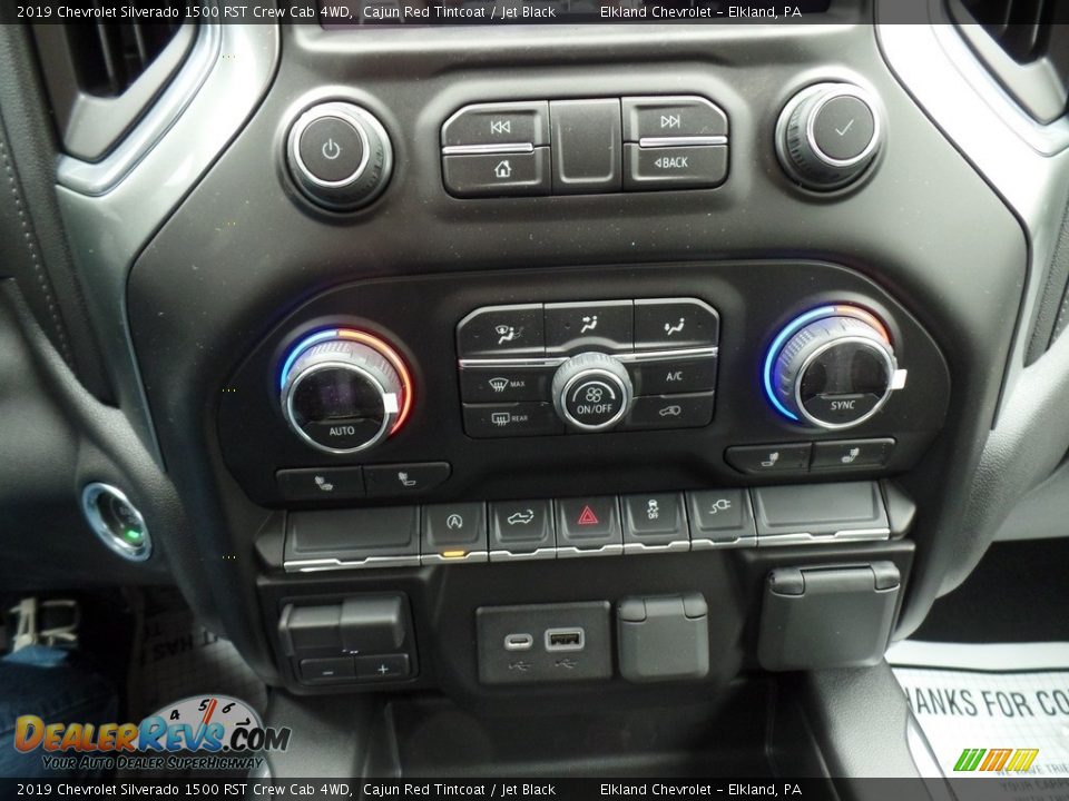 2019 Chevrolet Silverado 1500 RST Crew Cab 4WD Cajun Red Tintcoat / Jet Black Photo #30