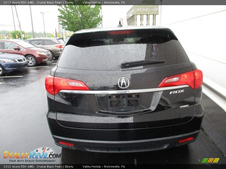 2013 Acura RDX AWD Crystal Black Pearl / Ebony Photo #4