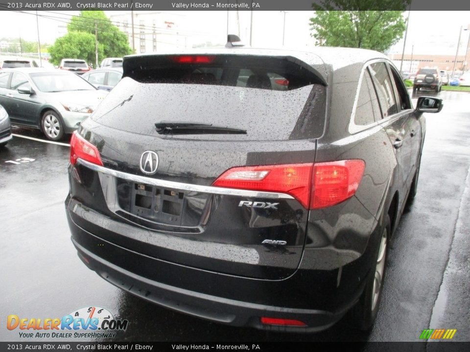 2013 Acura RDX AWD Crystal Black Pearl / Ebony Photo #5