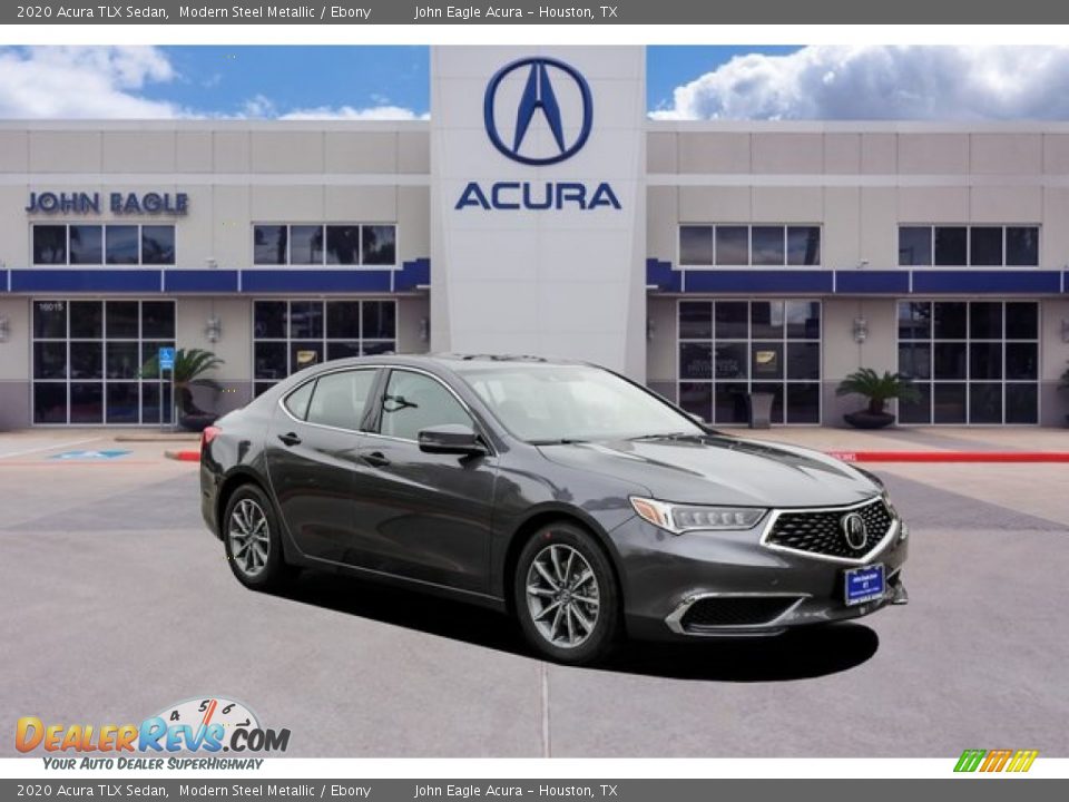 2020 Acura TLX Sedan Modern Steel Metallic / Ebony Photo #1