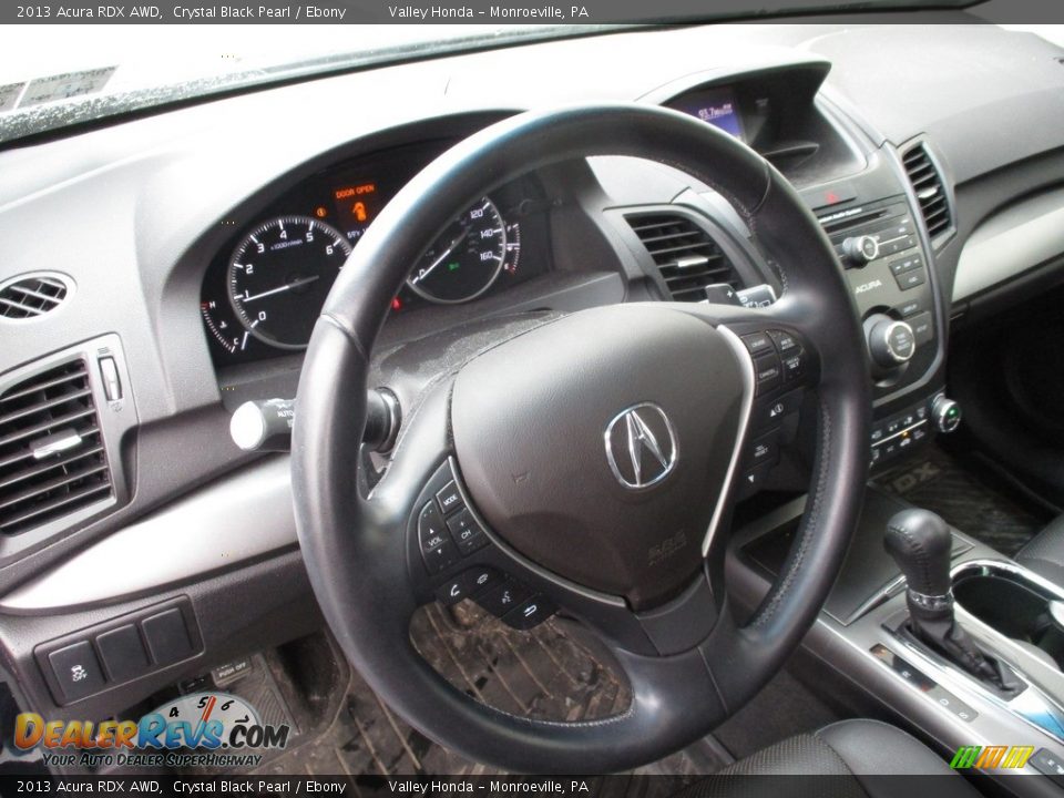 2013 Acura RDX AWD Crystal Black Pearl / Ebony Photo #12