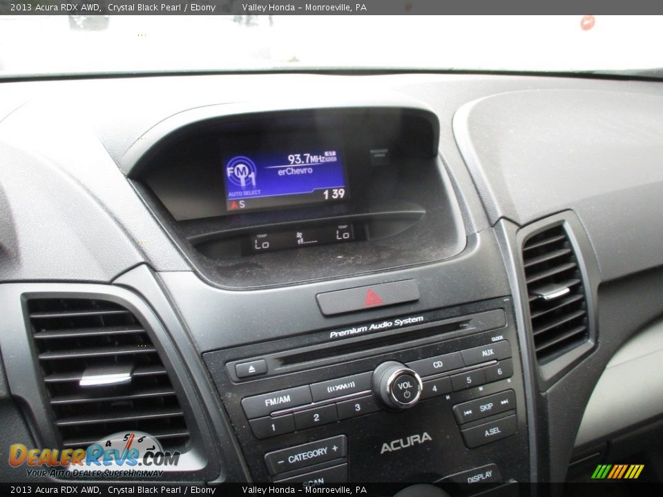 2013 Acura RDX AWD Crystal Black Pearl / Ebony Photo #14