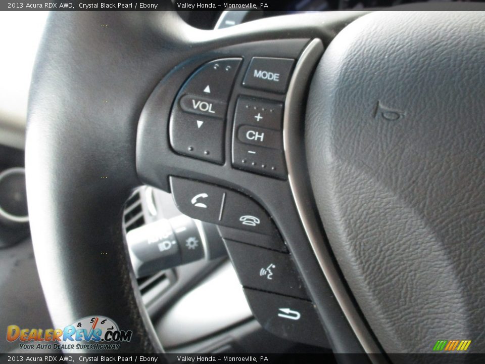 2013 Acura RDX AWD Crystal Black Pearl / Ebony Photo #17