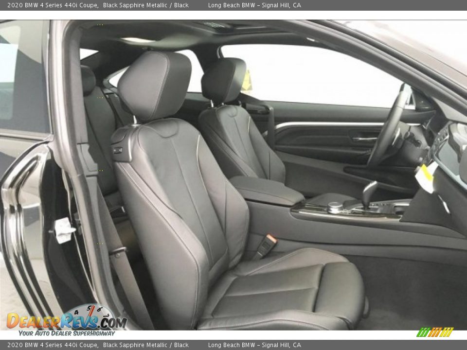 2020 BMW 4 Series 440i Coupe Black Sapphire Metallic / Black Photo #2