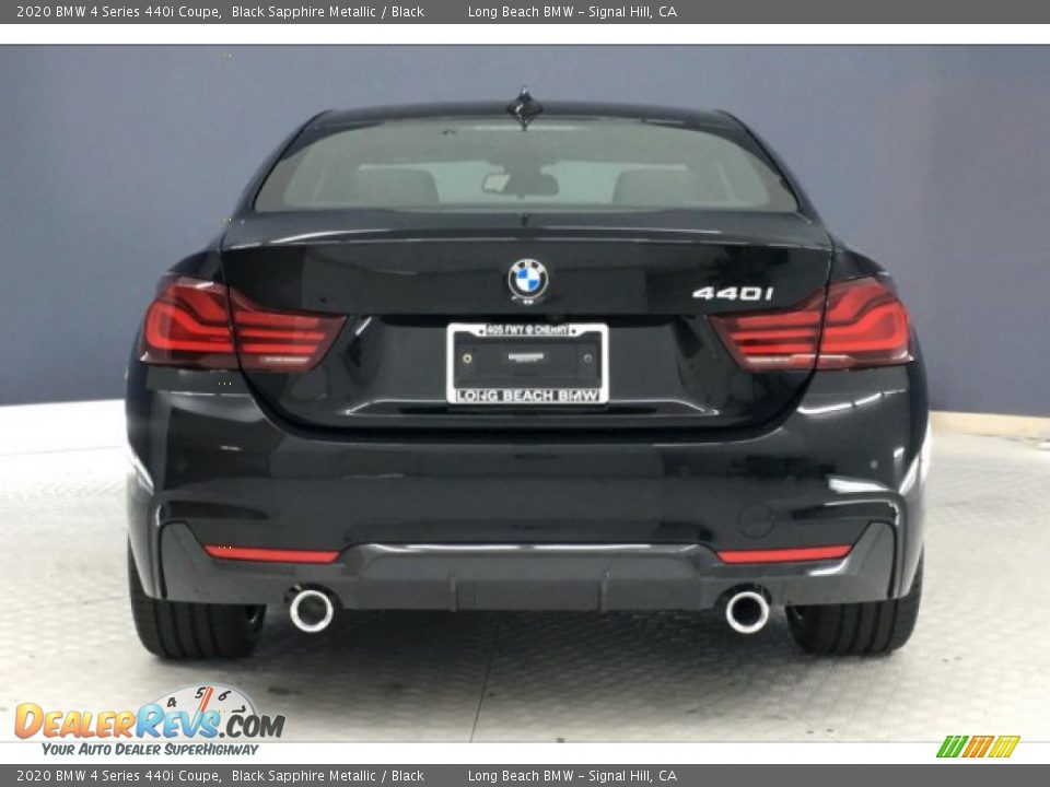 2020 BMW 4 Series 440i Coupe Black Sapphire Metallic / Black Photo #4