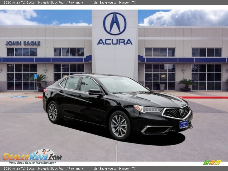 2020 Acura TLX Sedan Majestic Black Pearl / Parchment Photo #1