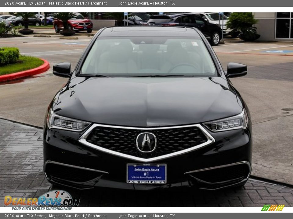 2020 Acura TLX Sedan Majestic Black Pearl / Parchment Photo #2