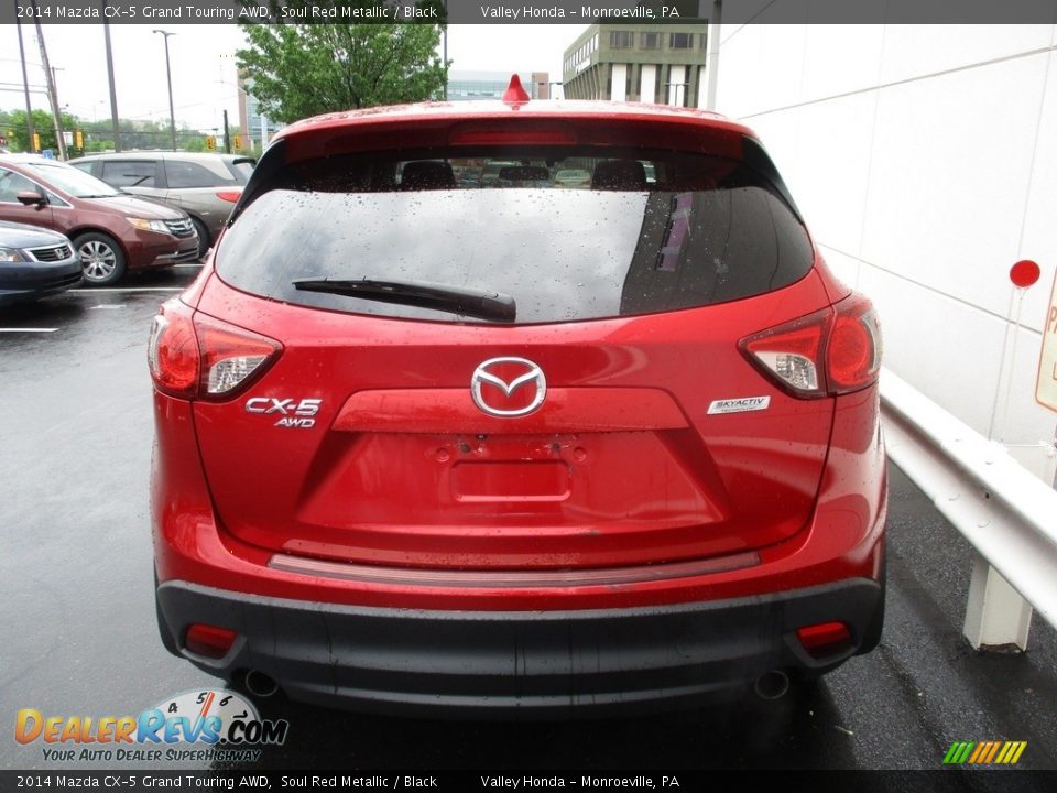 2014 Mazda CX-5 Grand Touring AWD Soul Red Metallic / Black Photo #4