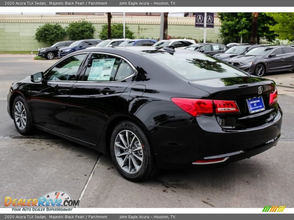 2020 Acura TLX Sedan Majestic Black Pearl / Parchment Photo #5