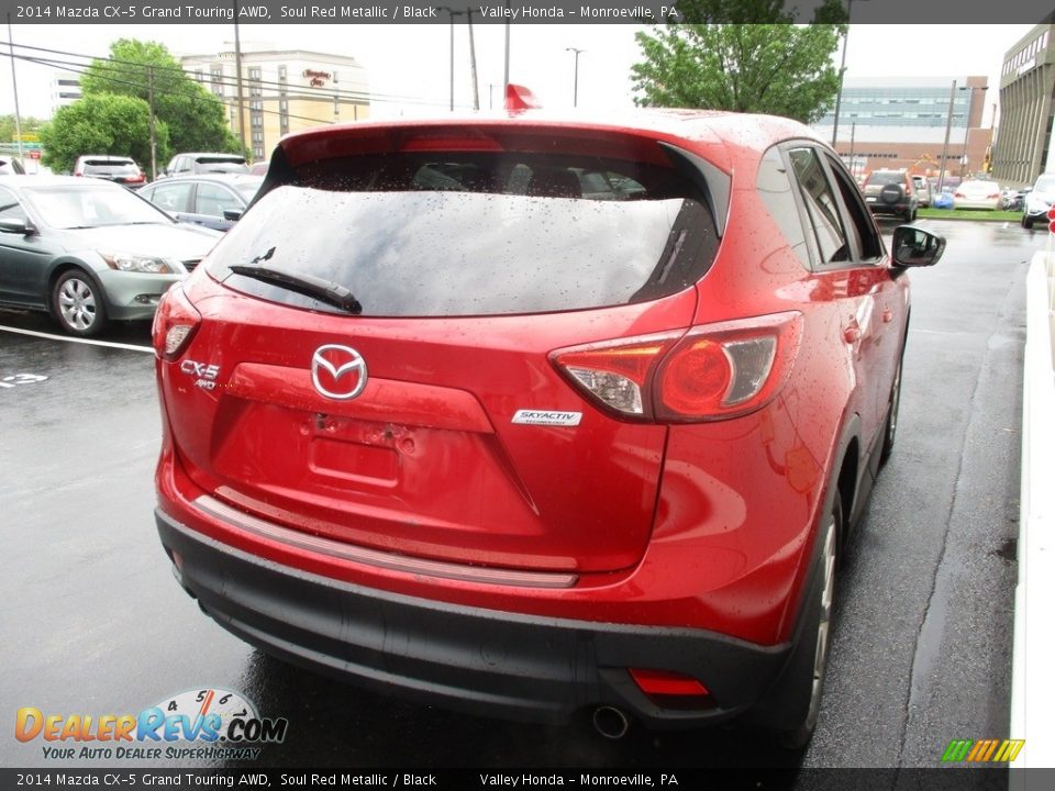 2014 Mazda CX-5 Grand Touring AWD Soul Red Metallic / Black Photo #5