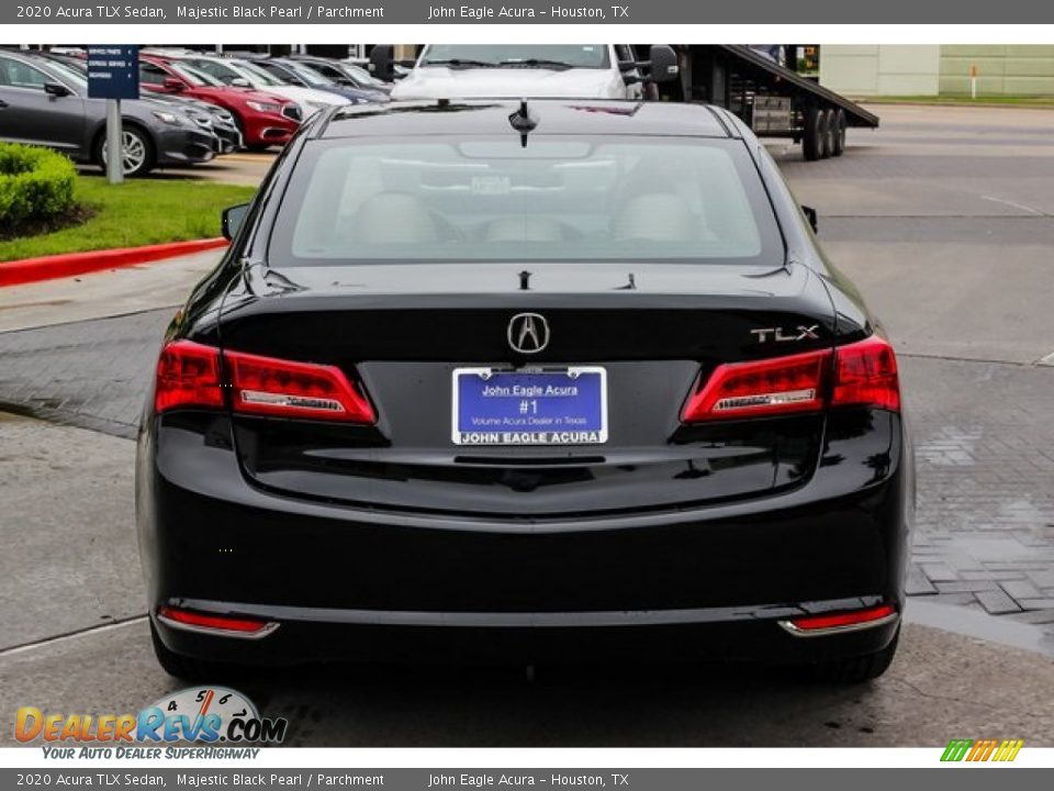 2020 Acura TLX Sedan Majestic Black Pearl / Parchment Photo #6