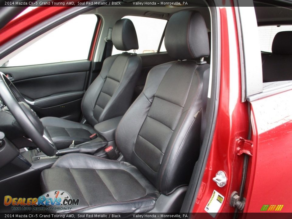 2014 Mazda CX-5 Grand Touring AWD Soul Red Metallic / Black Photo #12