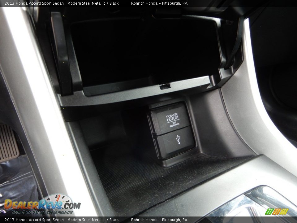 2013 Honda Accord Sport Sedan Modern Steel Metallic / Black Photo #24
