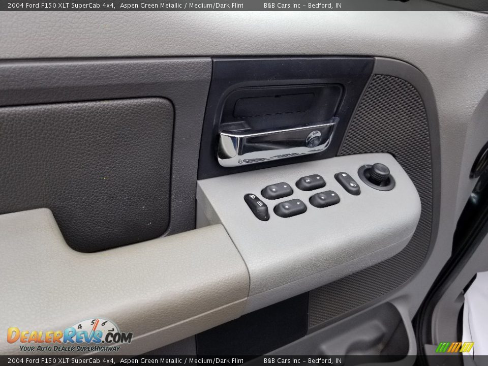 2004 Ford F150 XLT SuperCab 4x4 Aspen Green Metallic / Medium/Dark Flint Photo #11