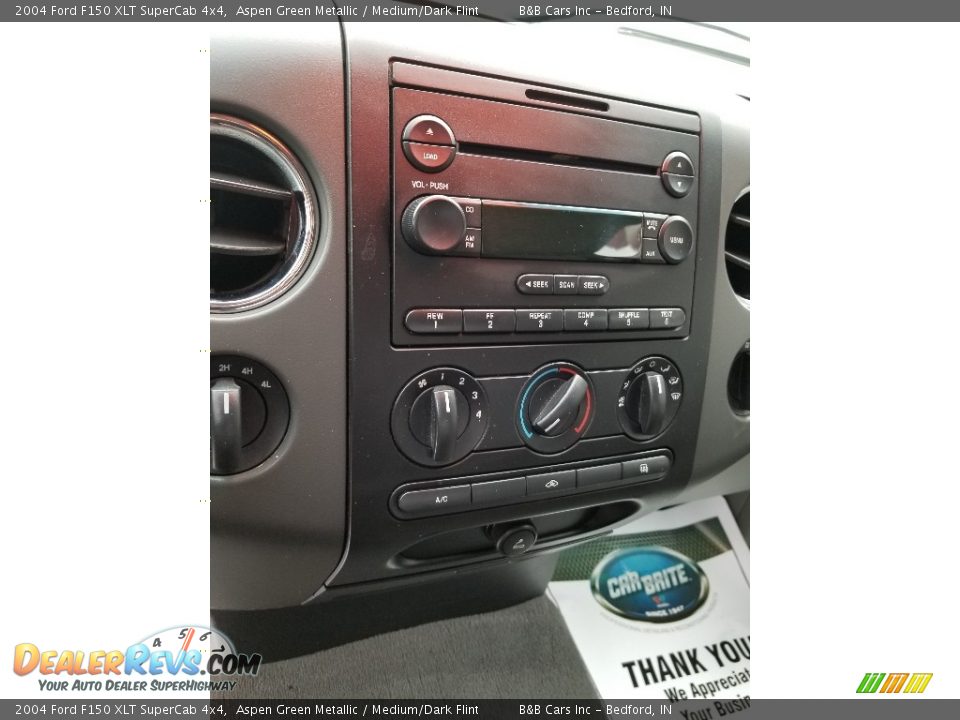 2004 Ford F150 XLT SuperCab 4x4 Aspen Green Metallic / Medium/Dark Flint Photo #13