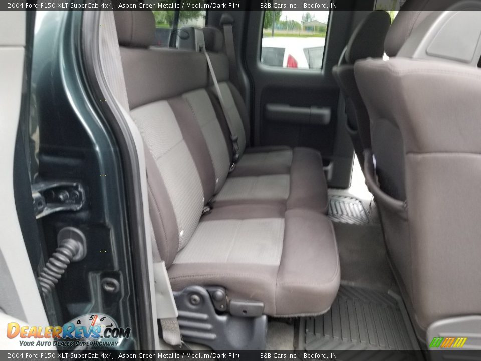 2004 Ford F150 XLT SuperCab 4x4 Aspen Green Metallic / Medium/Dark Flint Photo #19