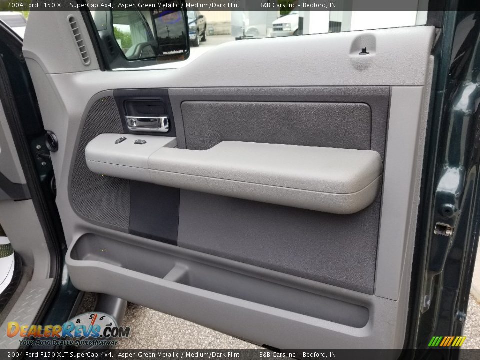 2004 Ford F150 XLT SuperCab 4x4 Aspen Green Metallic / Medium/Dark Flint Photo #21