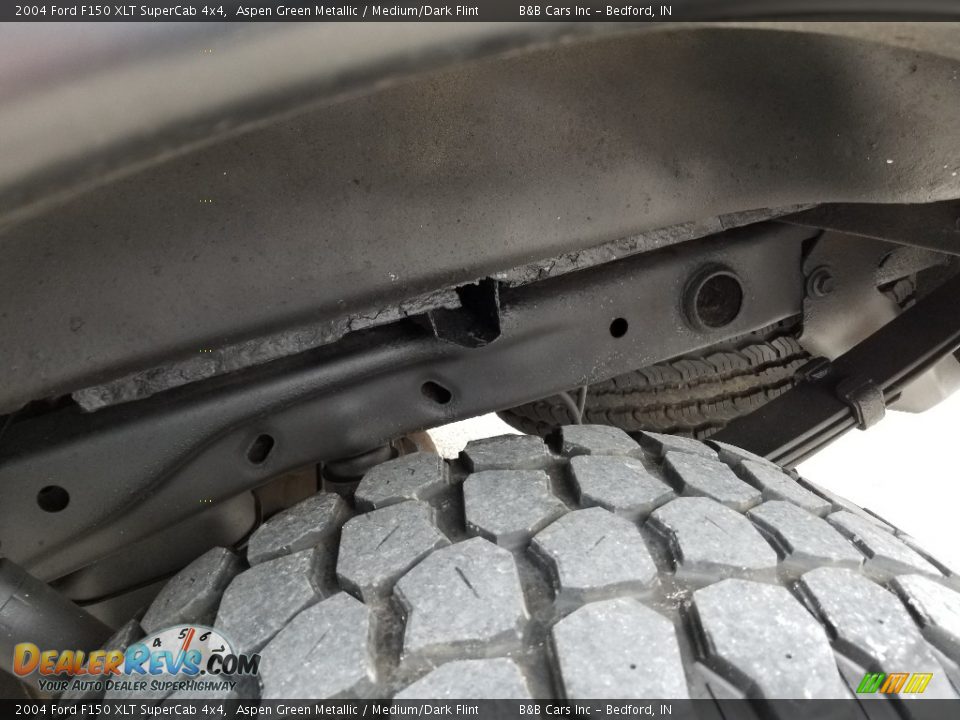 2004 Ford F150 XLT SuperCab 4x4 Aspen Green Metallic / Medium/Dark Flint Photo #26