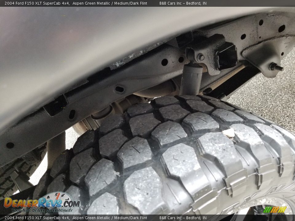 2004 Ford F150 XLT SuperCab 4x4 Aspen Green Metallic / Medium/Dark Flint Photo #27