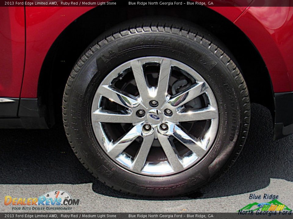 2013 Ford Edge Limited AWD Ruby Red / Medium Light Stone Photo #9