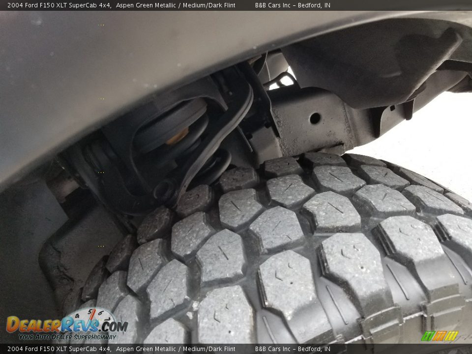 2004 Ford F150 XLT SuperCab 4x4 Aspen Green Metallic / Medium/Dark Flint Photo #28