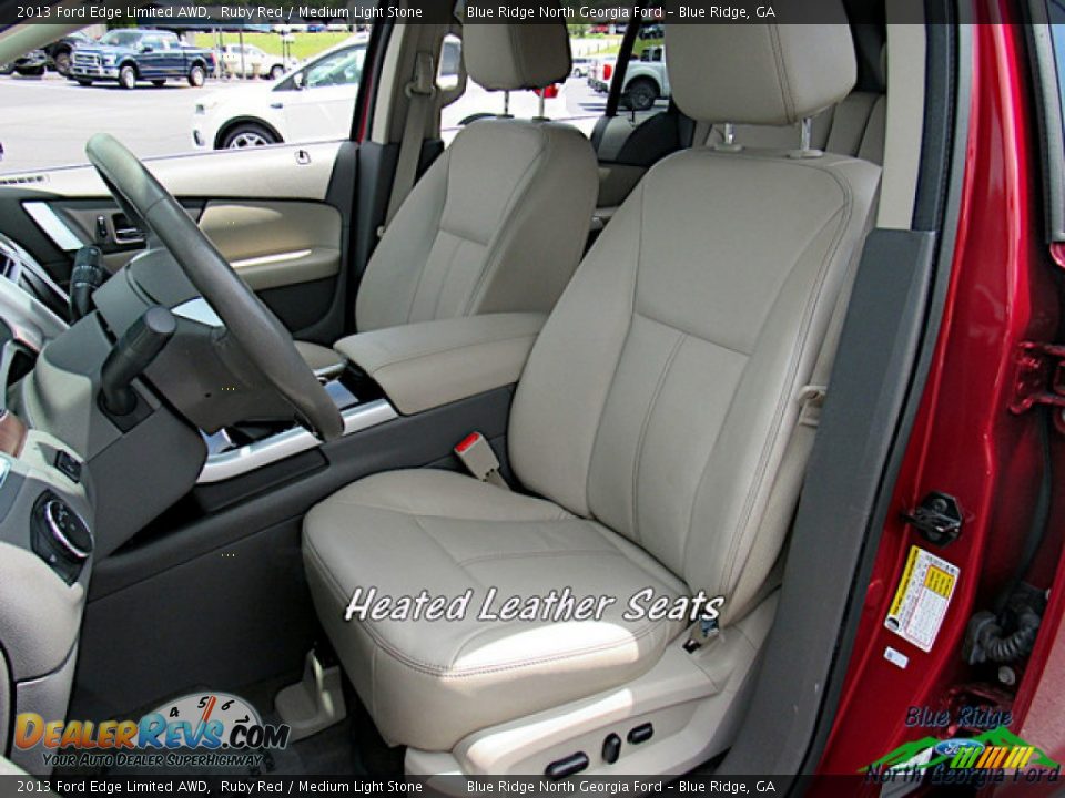 2013 Ford Edge Limited AWD Ruby Red / Medium Light Stone Photo #10