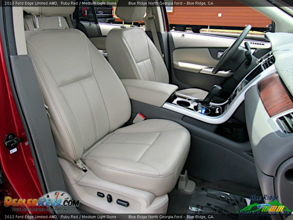 2013 Ford Edge Limited AWD Ruby Red / Medium Light Stone Photo #11