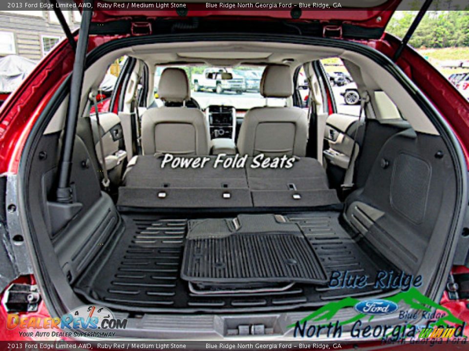 2013 Ford Edge Limited AWD Ruby Red / Medium Light Stone Photo #14