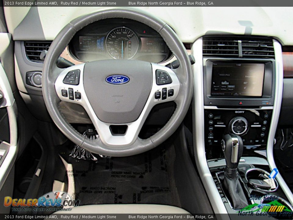 2013 Ford Edge Limited AWD Ruby Red / Medium Light Stone Photo #15