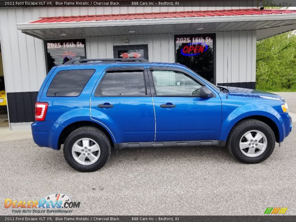 2011 Ford Escape XLT V6 Blue Flame Metallic / Charcoal Black Photo #2