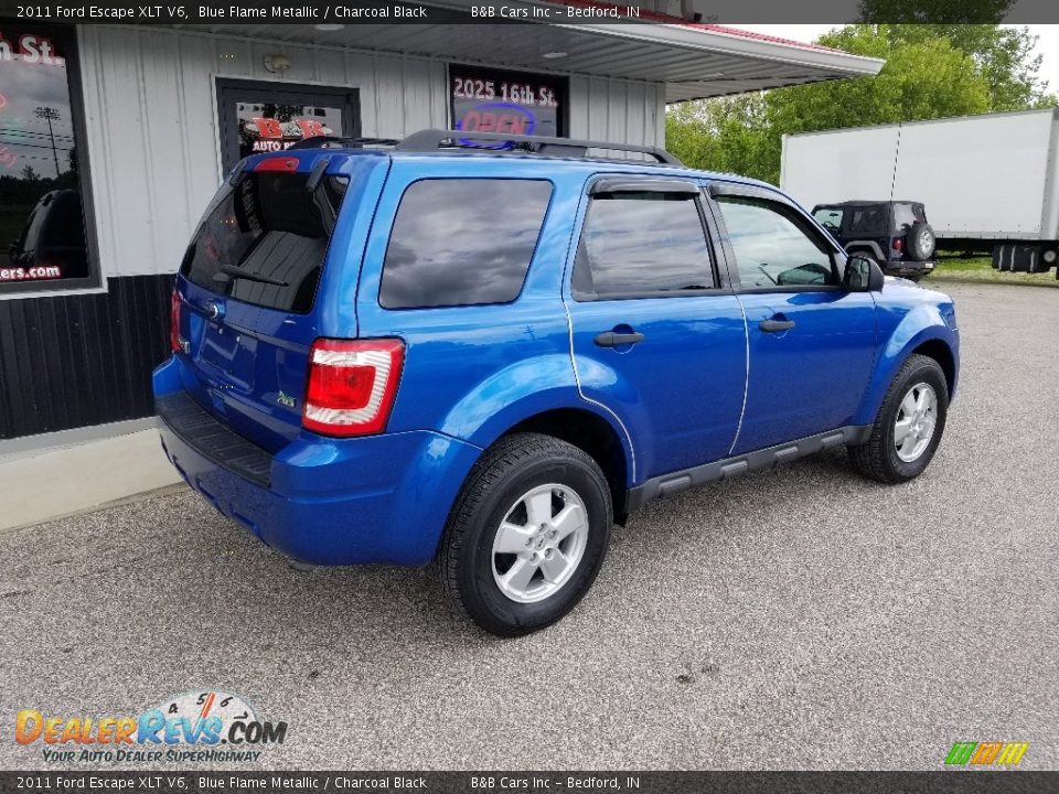 2011 Ford Escape XLT V6 Blue Flame Metallic / Charcoal Black Photo #3