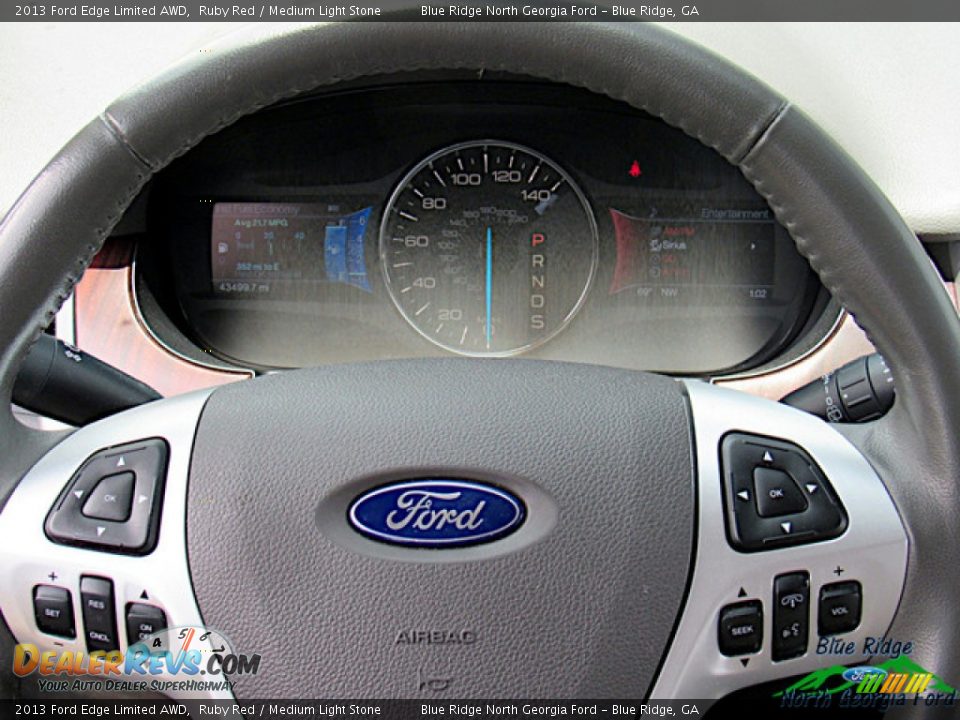 2013 Ford Edge Limited AWD Ruby Red / Medium Light Stone Photo #18